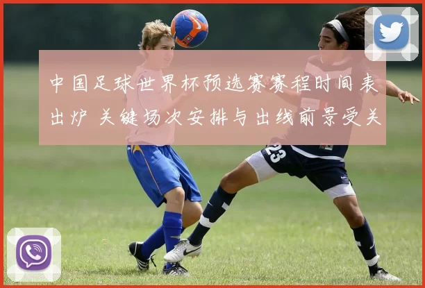 中国足球世界杯预选赛赛程时间表出炉 关键场次安排与出线前景受关注